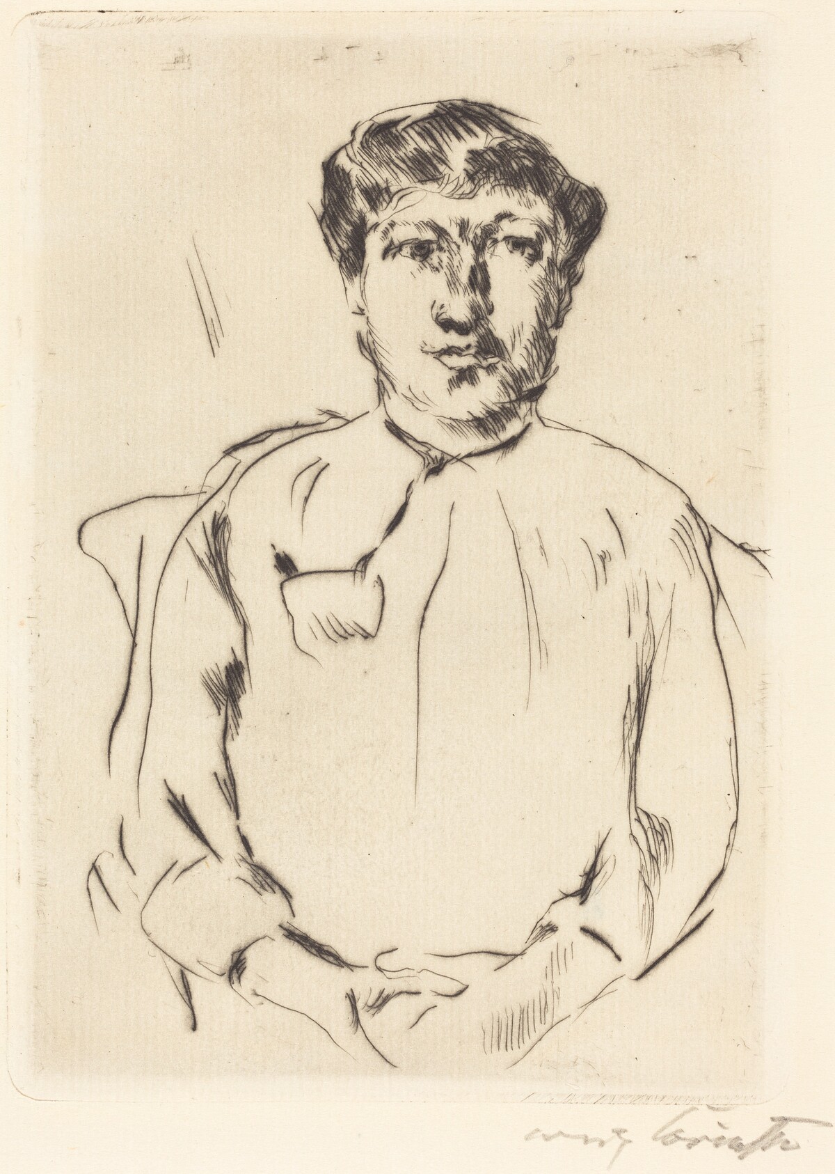 Frauenbildnis (Portrait of a Woman) by Lovis Corinth
