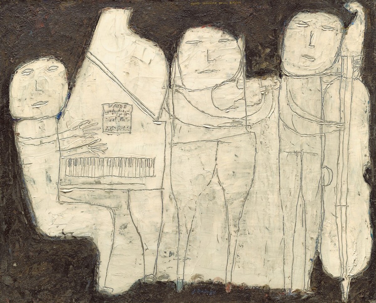 Petite musique pour Edith (A Little Musical Number for Edith) by Jean Dubuffet