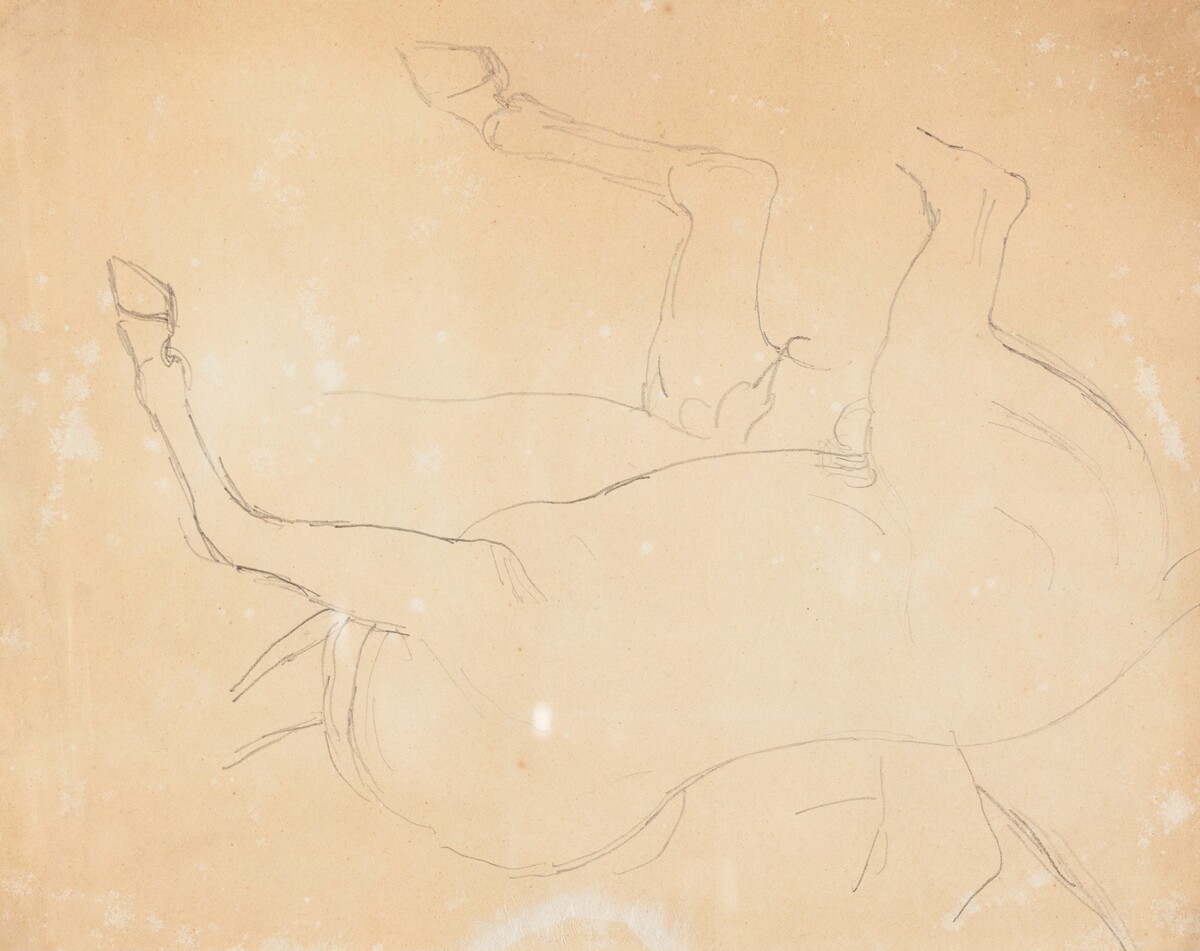 Study of a Horse [verso] by William Etty