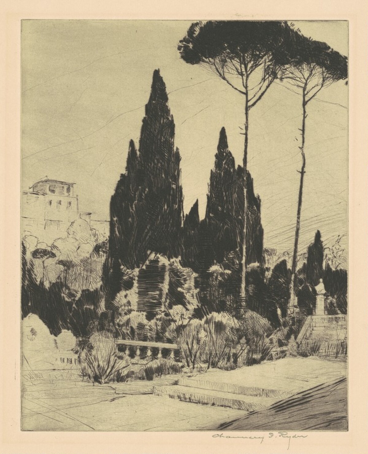 Villa d'Este—Tivoli by Chauncey Foster Ryder