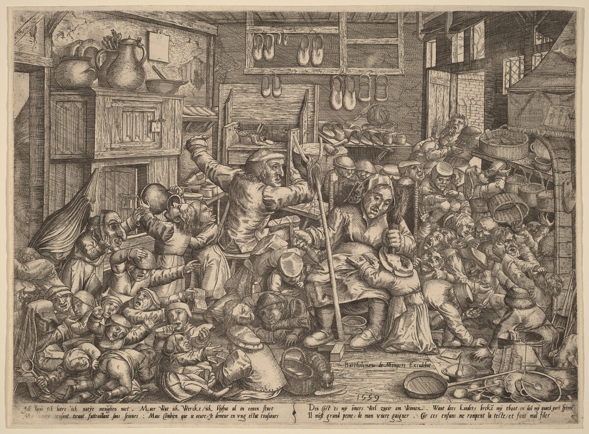The Cobbler's Unruly Family by Peter van der Borcht