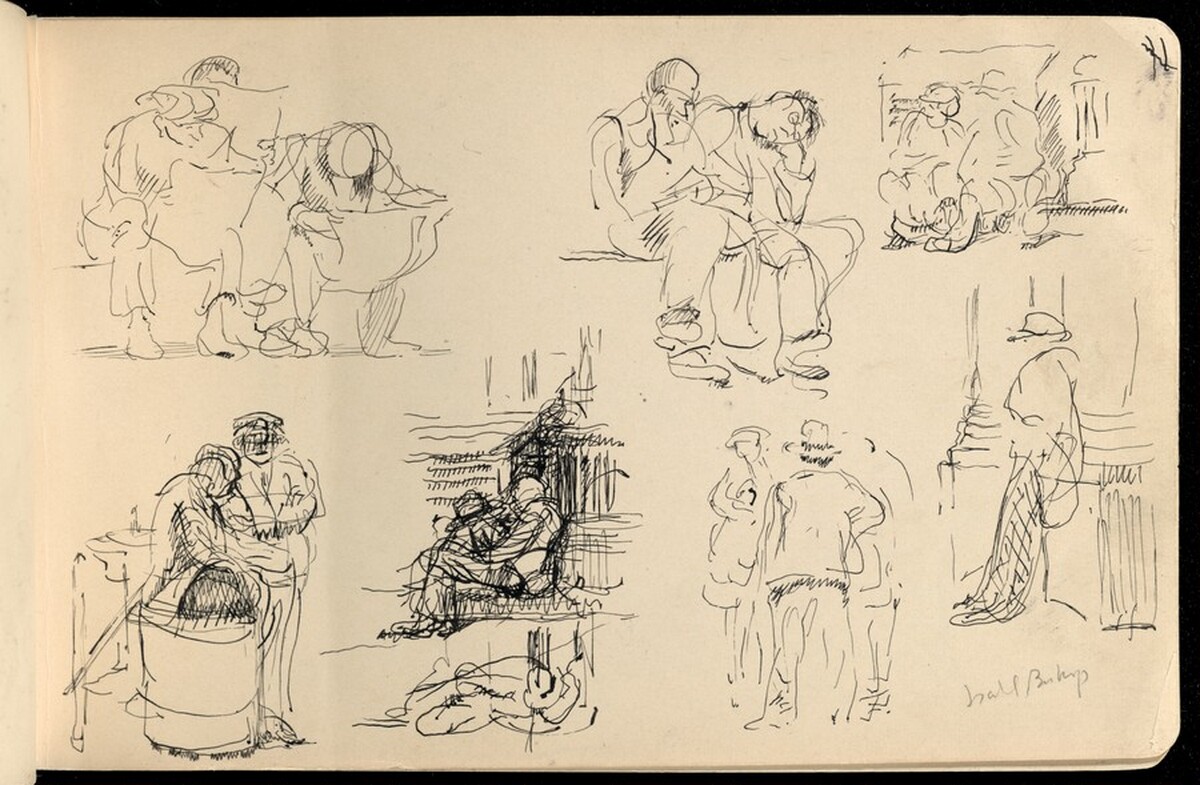 Isabel Bishop Early Sketchbook by Isabel Bishop