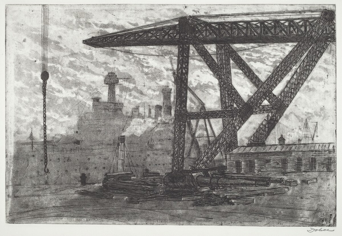 U.S. Navy Yard--Brooklyn by Leon Louis Dolice