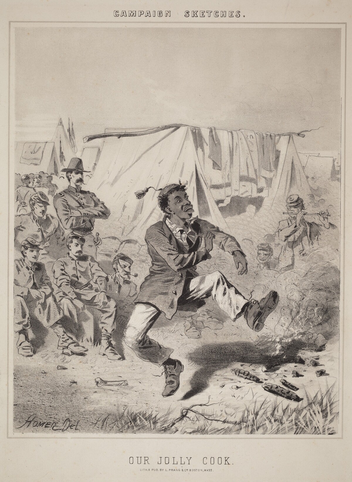 Campaign Sketches: Our Jolly Cook by Winslow Homer