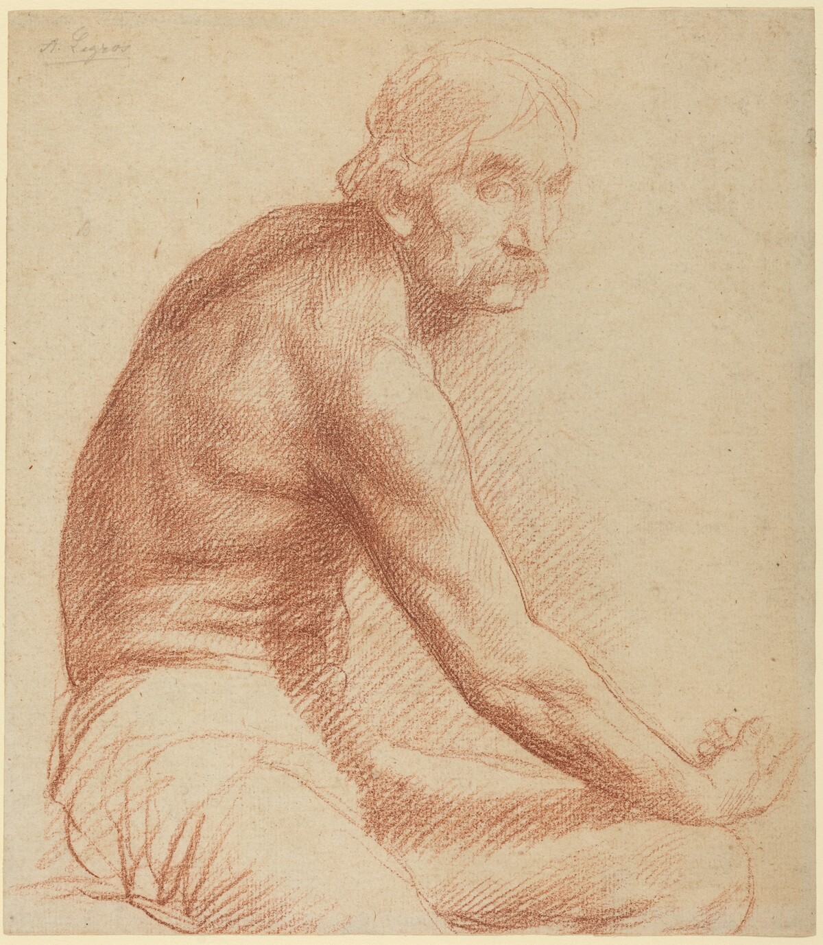 Study of a Greek by Alphonse Legros
