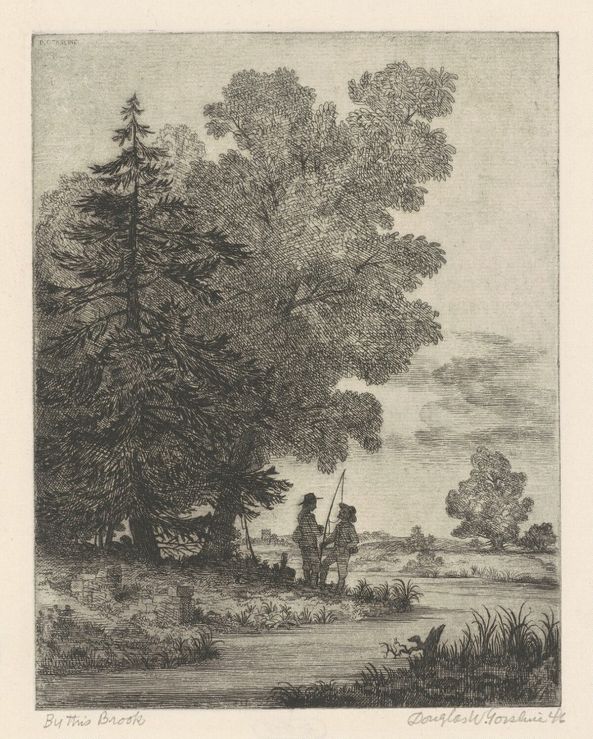 By This Brook [recto] by Douglas Warner Gorsline