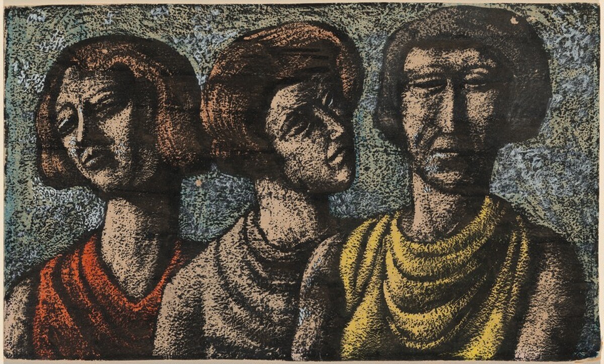 Three Women by Federico Castellón