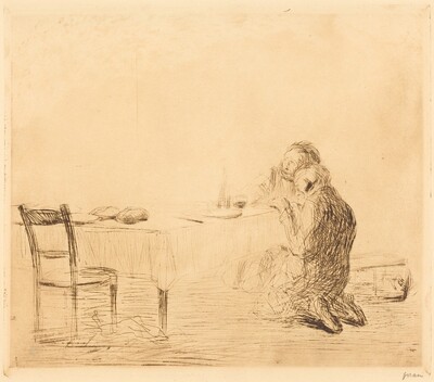 Après l'apparition (2e planche) (After the Vision) (second plate)