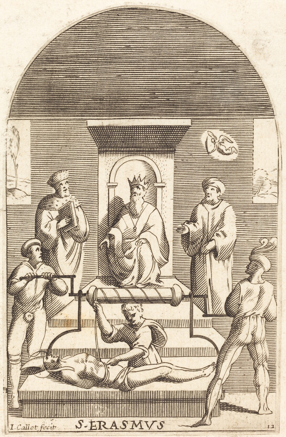Martyrdom of Saint Erasmus by Jacques Callot