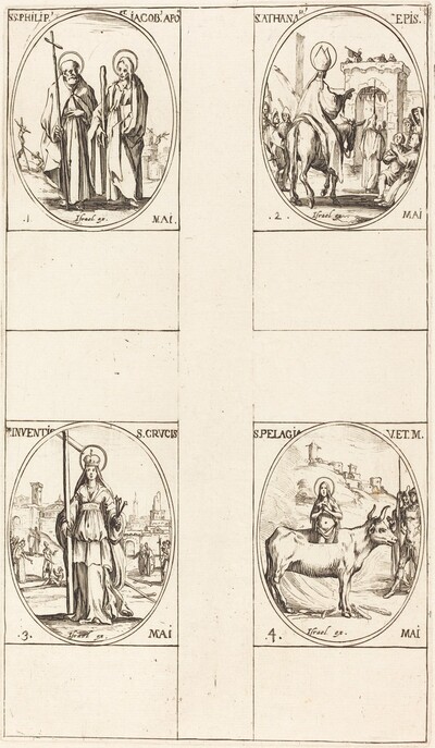 St. Philip and James the Less, Apostles; St. Anthanasius; The Invention of the Cross; St. Pelagia