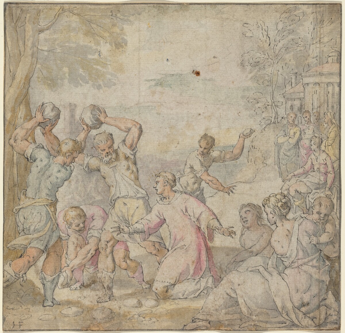 The Stoning of Saint Stephen by Hans Freyberger