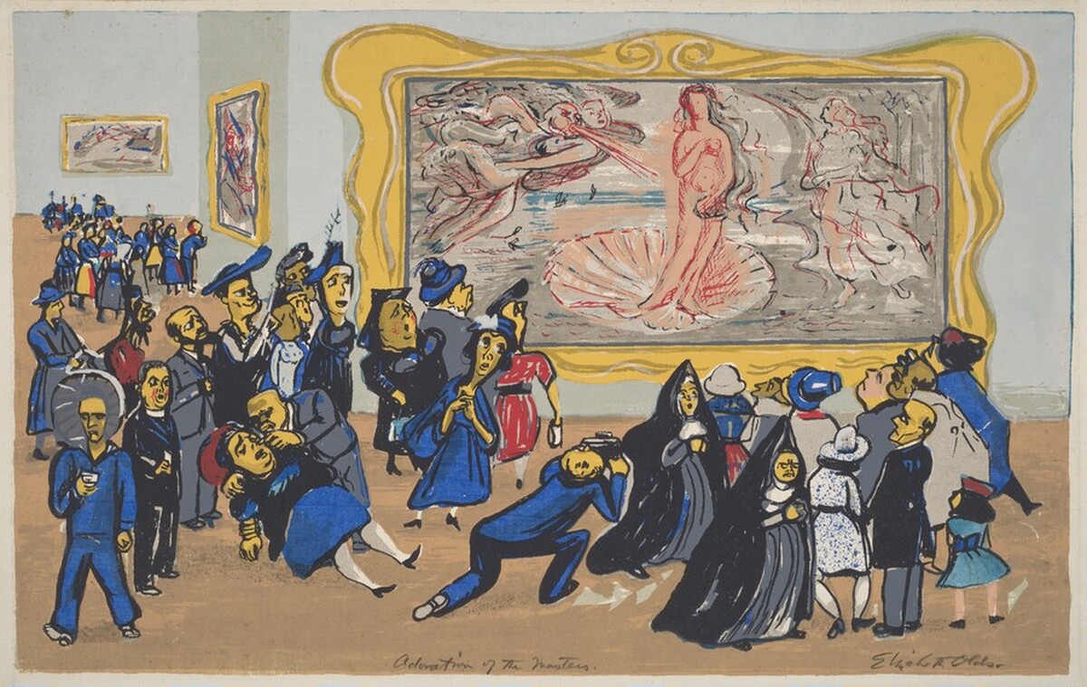 Adoration of the Masters by Elizabeth Olds