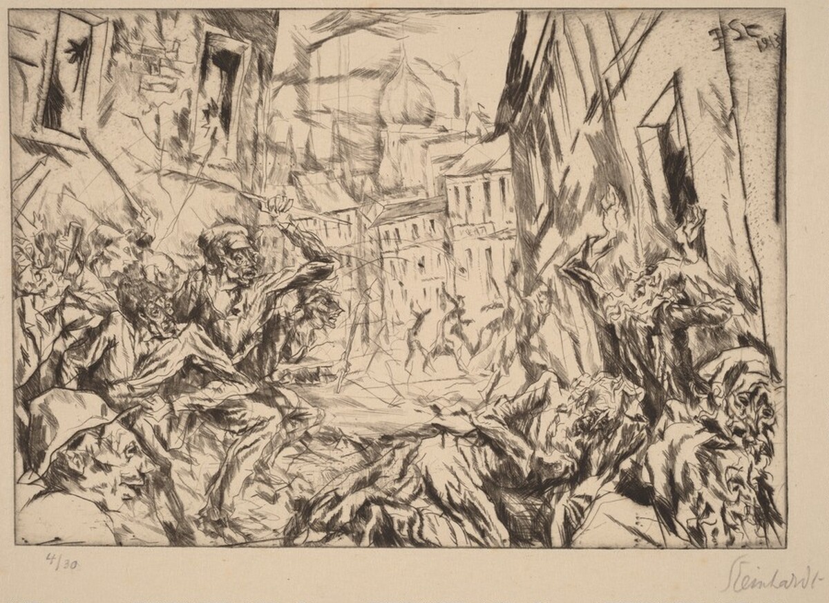 Pogrom by Jakob Steinhardt