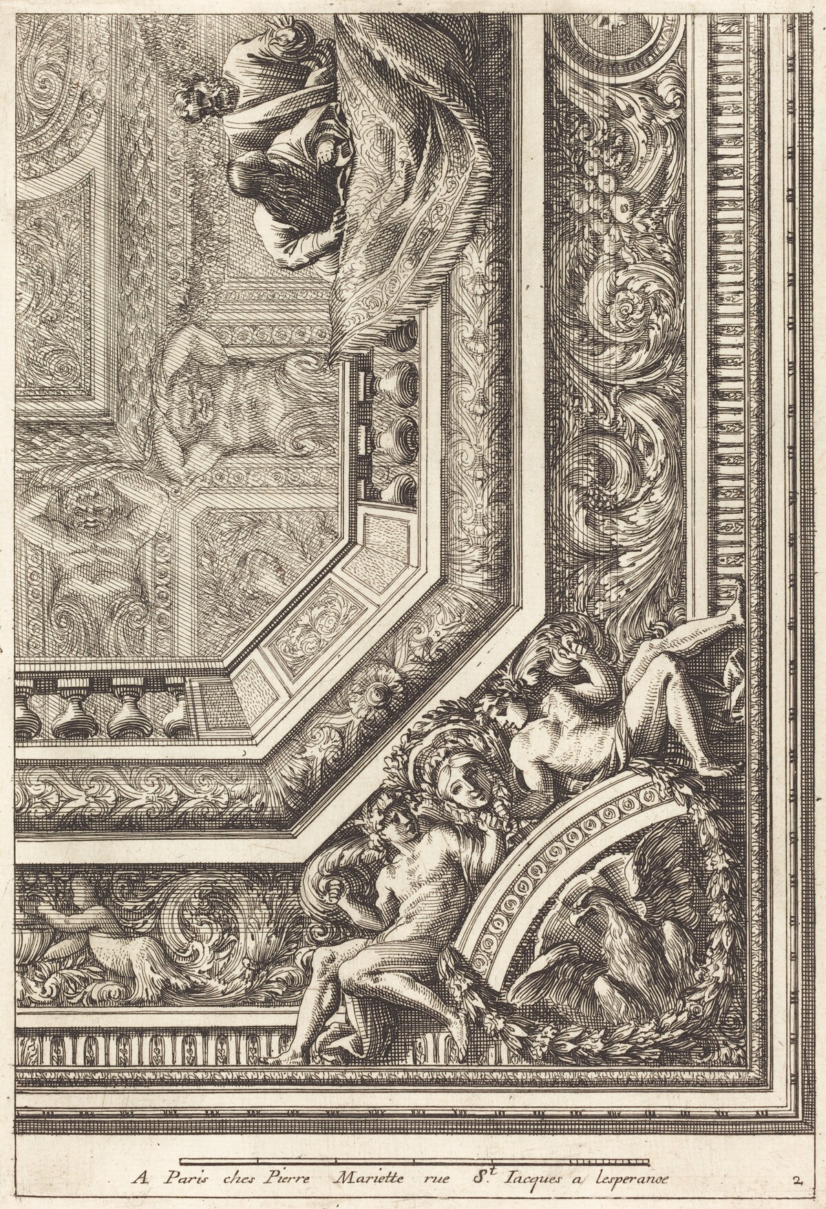 Quarts de plafons by Jean Lepautre