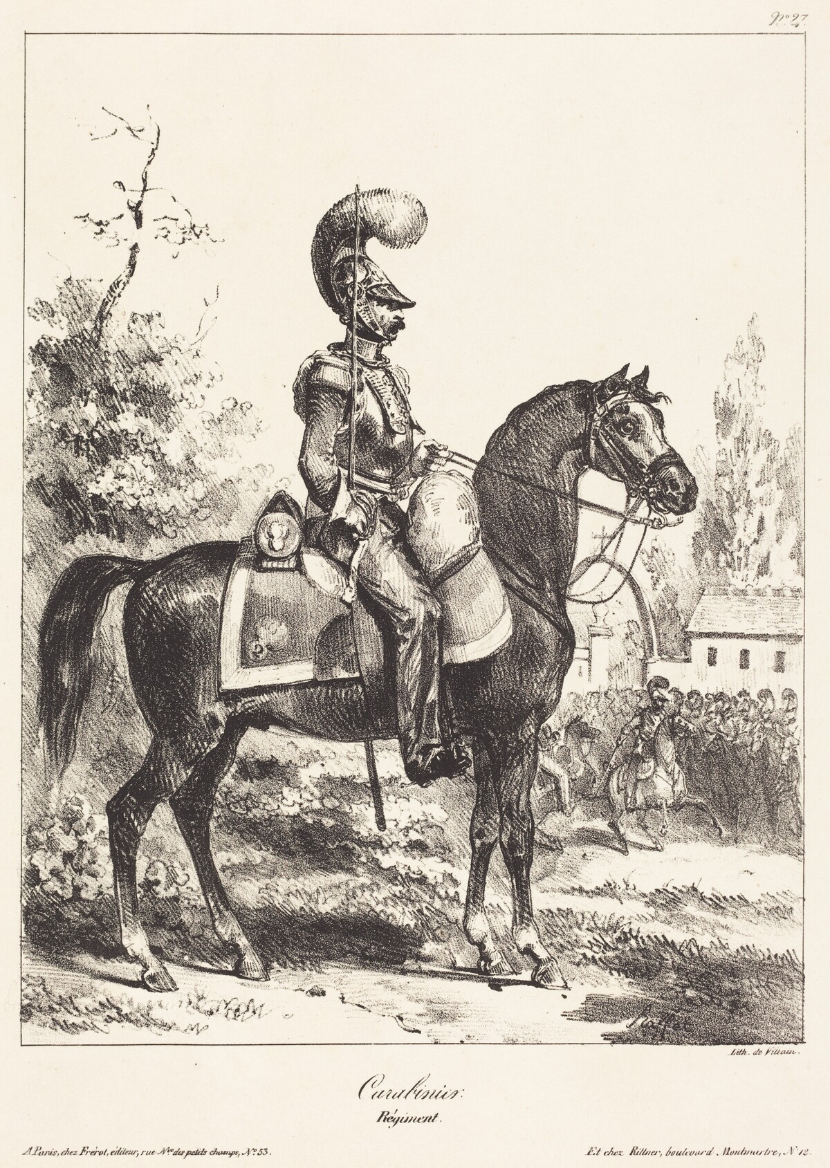 Carabinier by Auguste Raffet