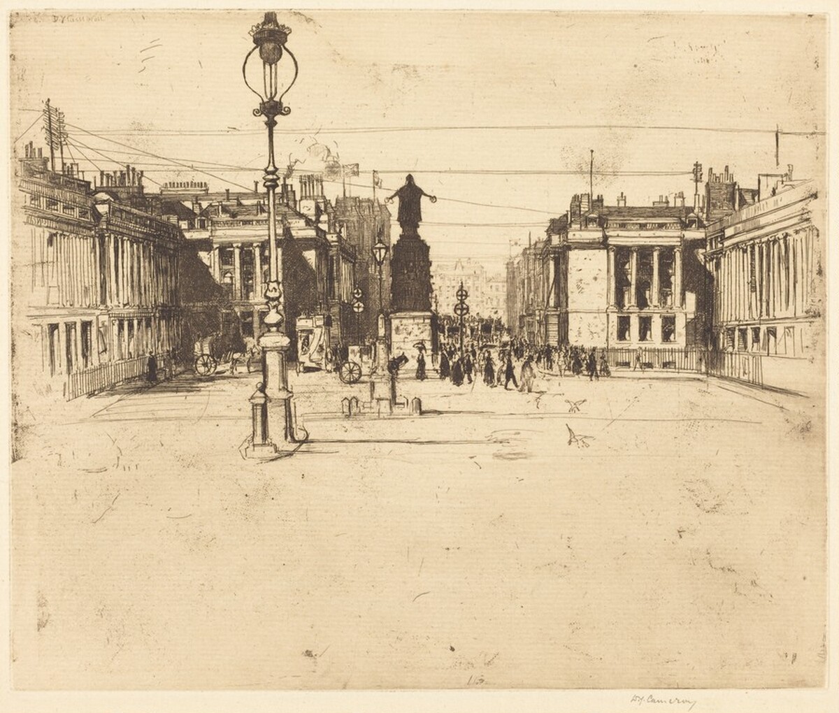 Waterloo Place by David Young Cameron