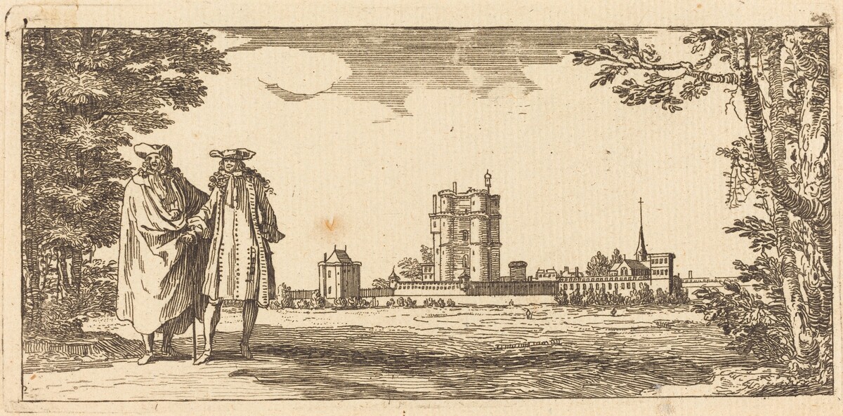 Plan general du Chasteau et petit Parc de Vincennes by Israël Silvestre