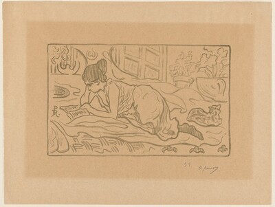 La Liseuse couchée