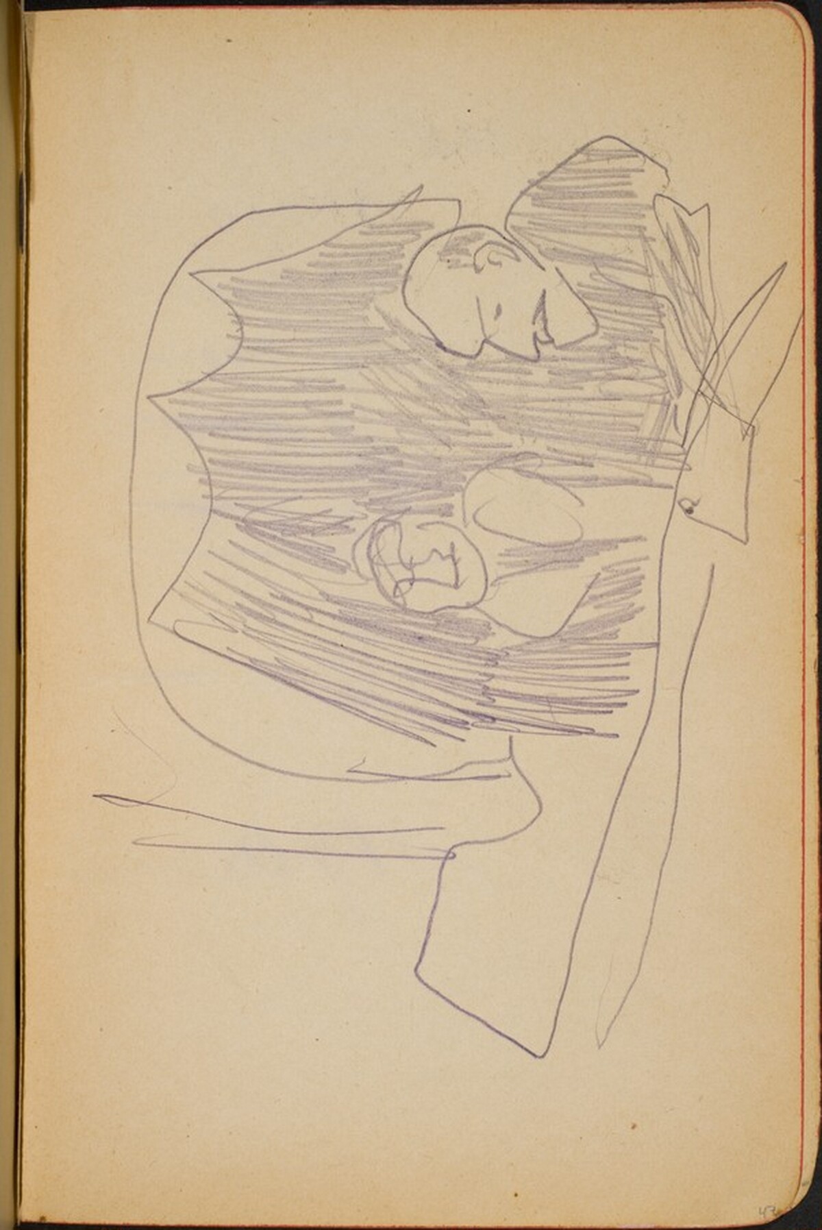zwei Figuren in einer Loge (Two People in Box Seats) [p. 47] by Max Beckmann