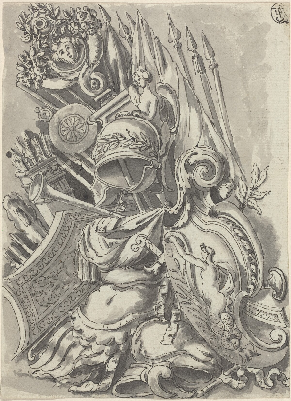 A Trophy of Arms by Jean Lepautre