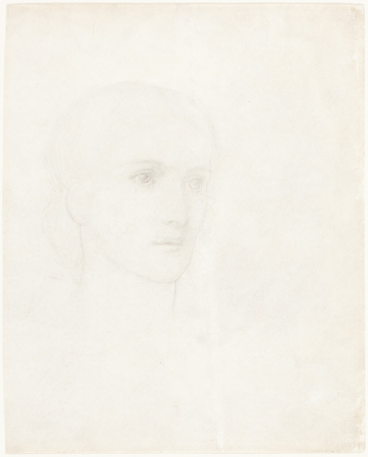 Head of a Woman by Thomas Melhuis Strudwick