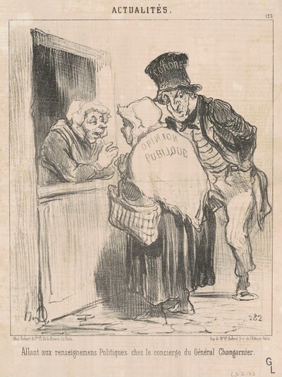 Allant aux renseignements politiques ...