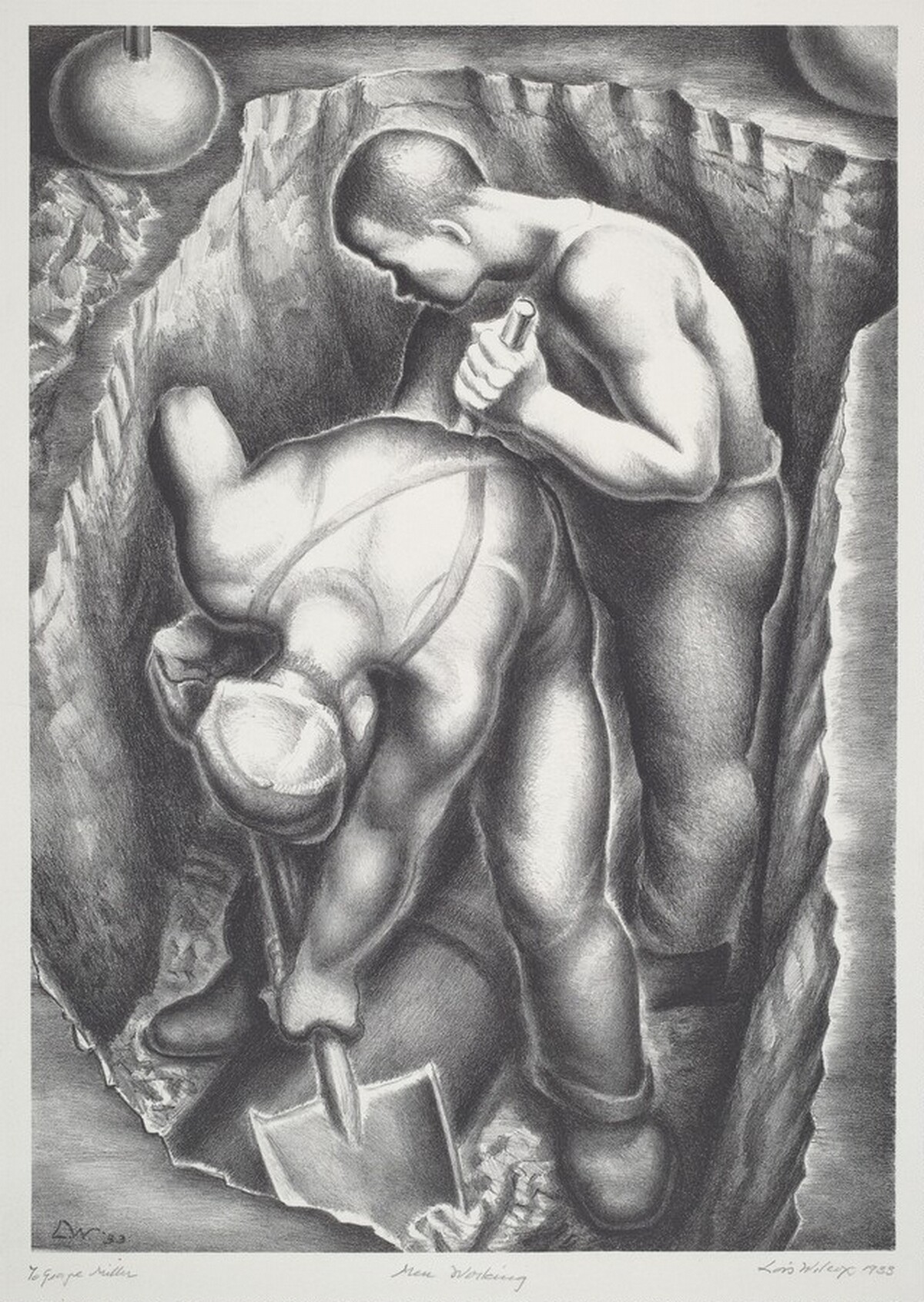 Men Working by Lois Wilcox