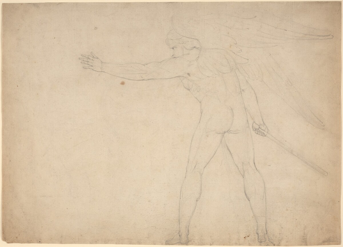 A Warring Angel [recto] by William Blake
