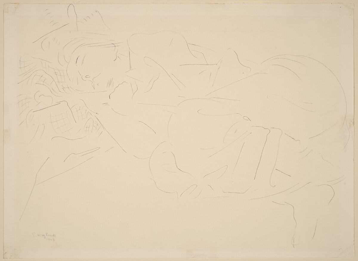 Girl Sleeping by Paul Wieghardt