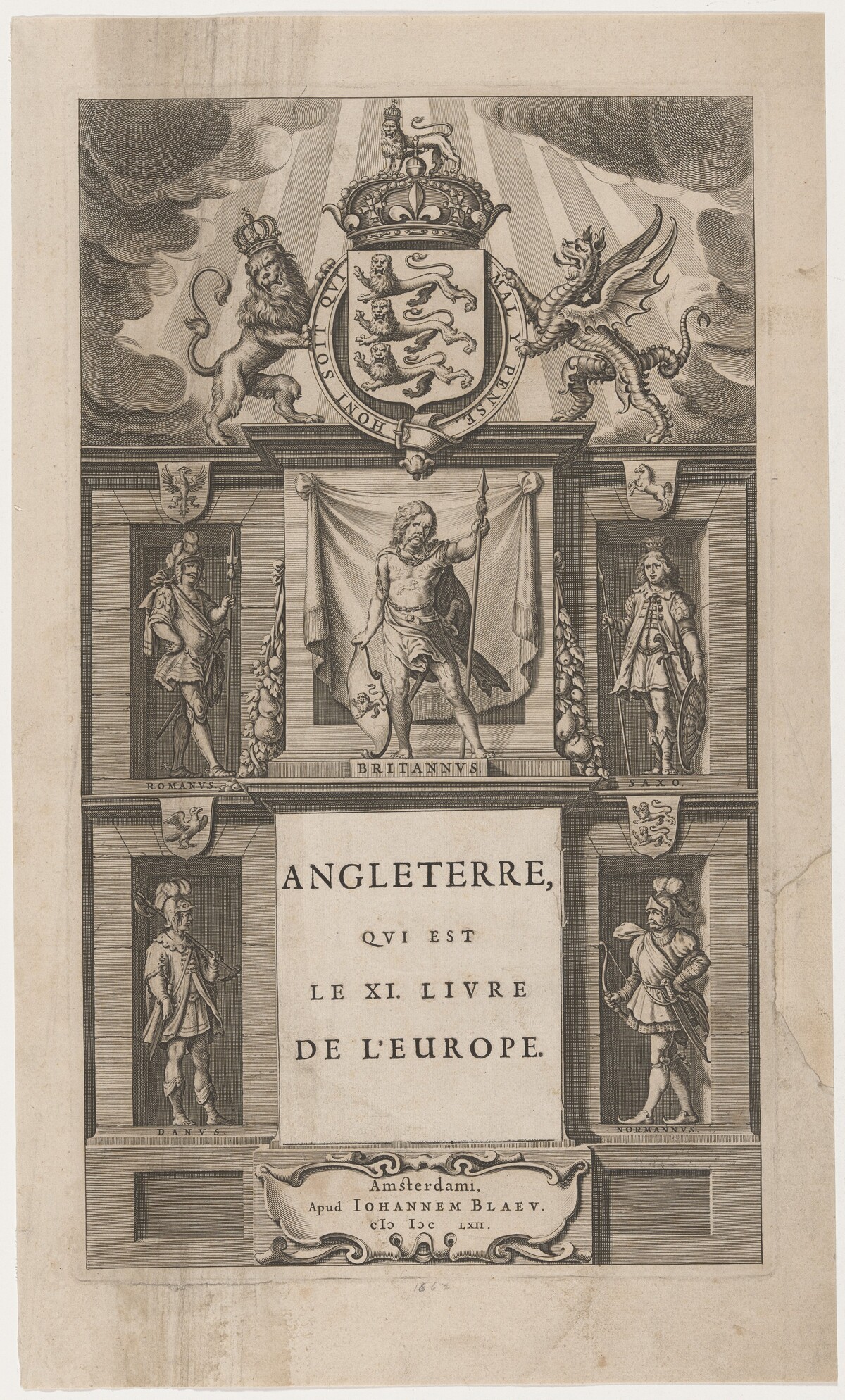 Title Page to Angleterre by Unknown Artist