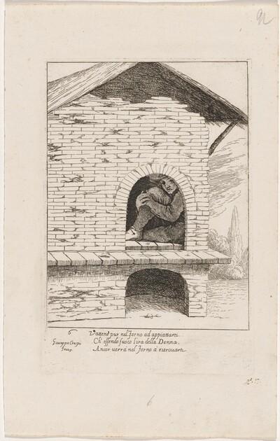 Bertoldo Hiding in a Furnace