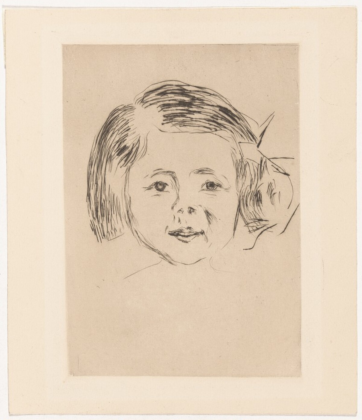 Portrait of Herbert Esche's Daughter by Edvard Munch