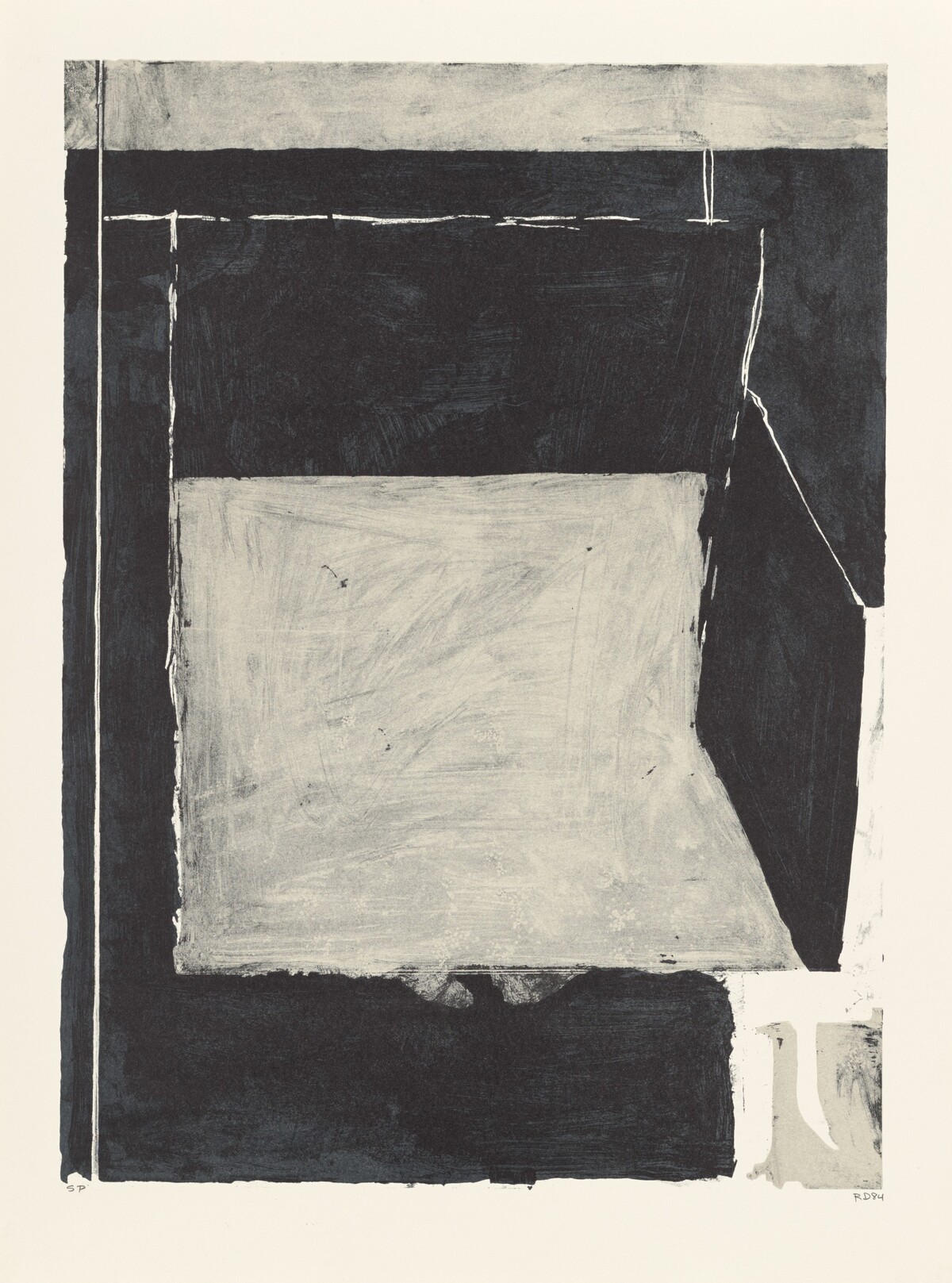 Black and Grey [special proof] by Richard Diebenkorn