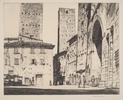 Loggia della Podesta, San Gimignano