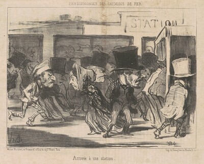 Arrivée a une station