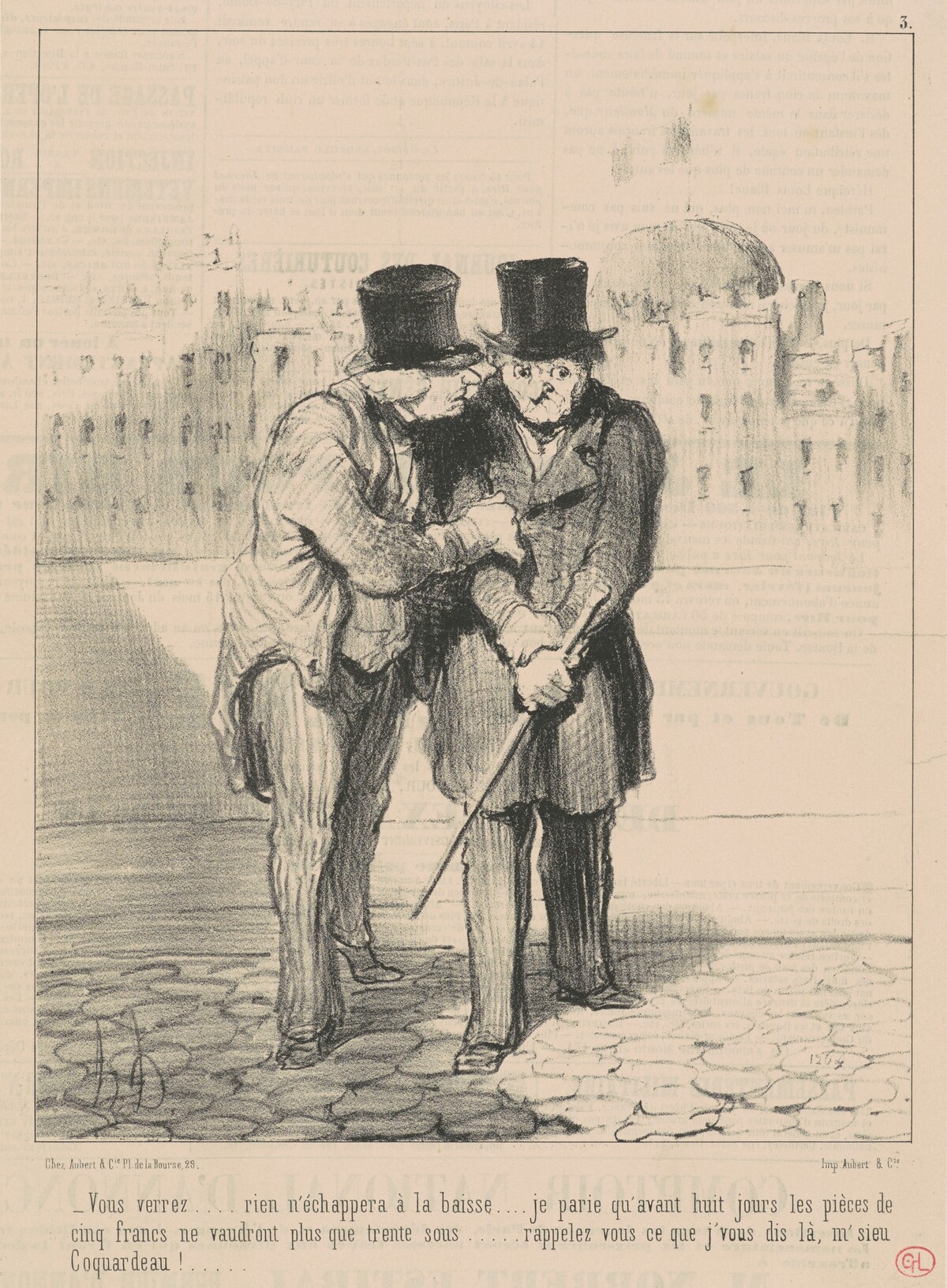 Vous verrez ... rien n'échappera a la baisse ... by Honoré Daumier