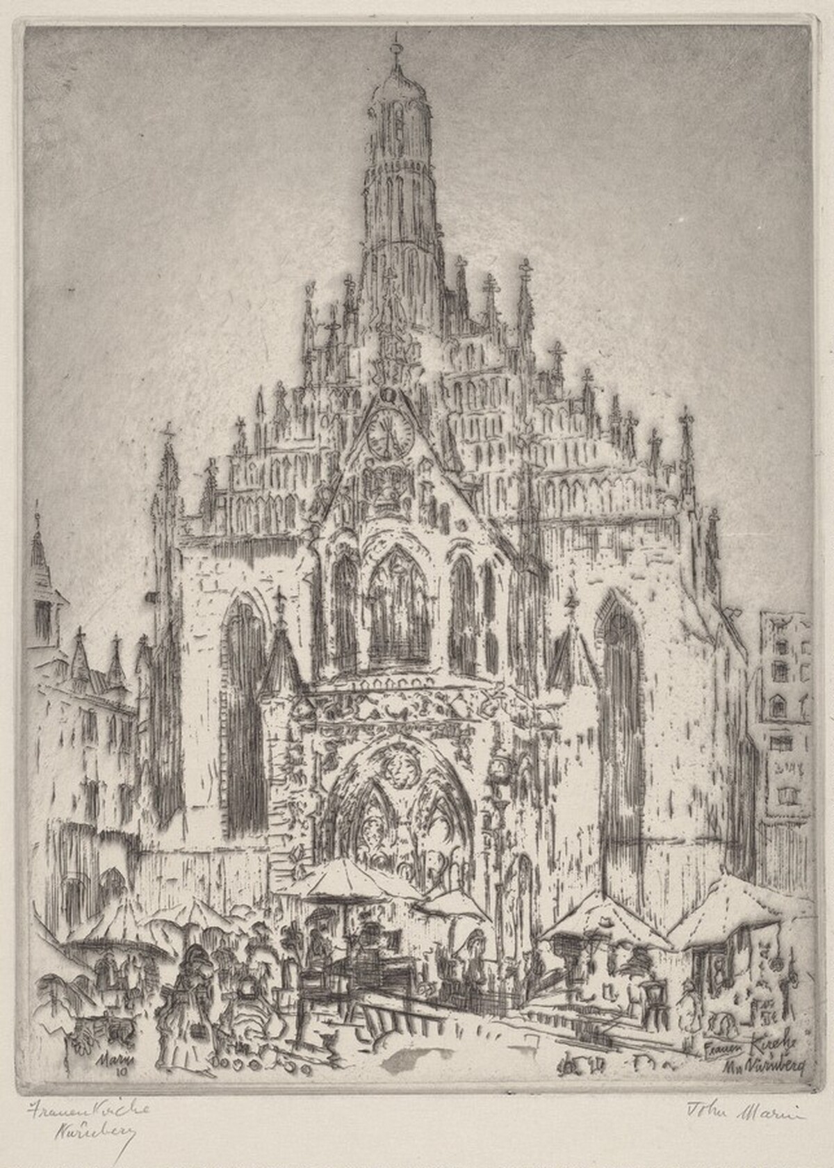 Frauen Kirche, Nuremburg by John Marin