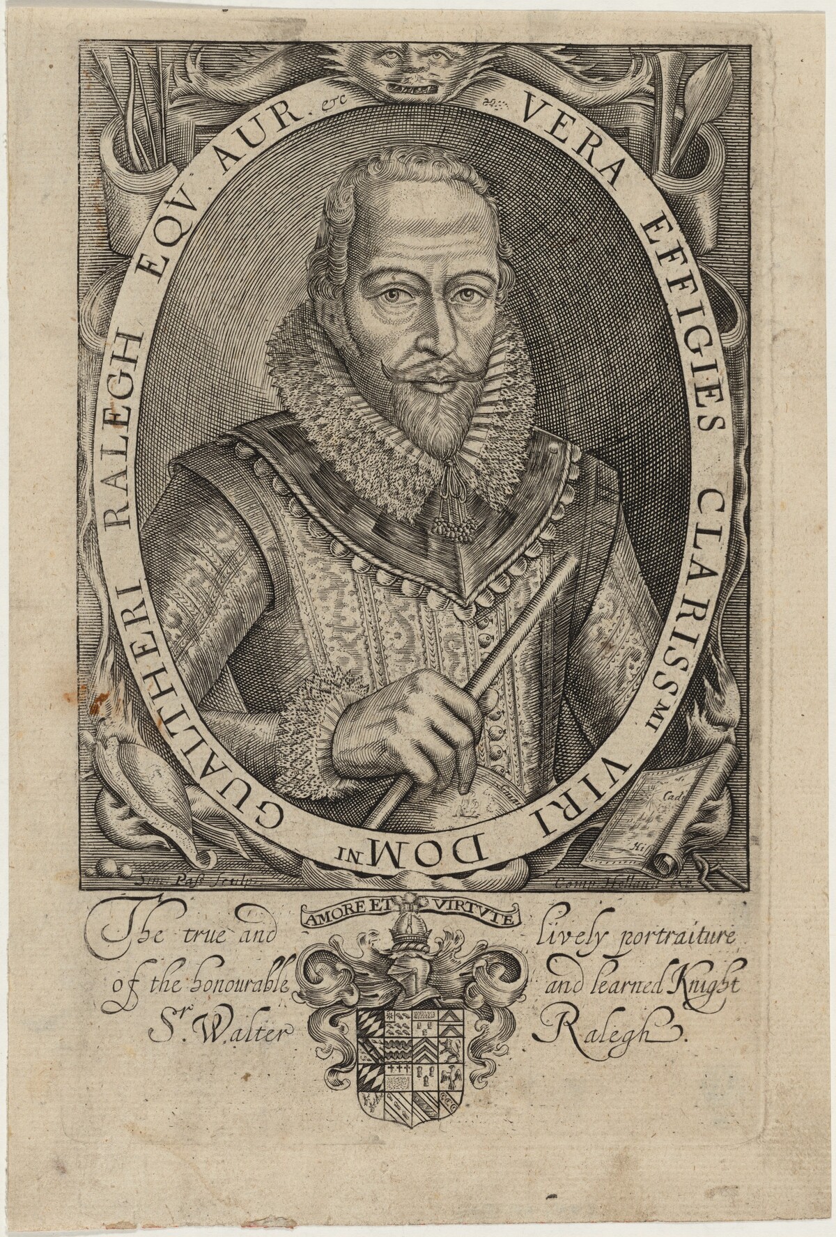 Sir Walter Raleigh by Simon de Passe