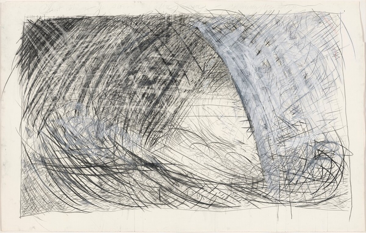 Christ Calming the Storm (after Ensor) by Pat Steir