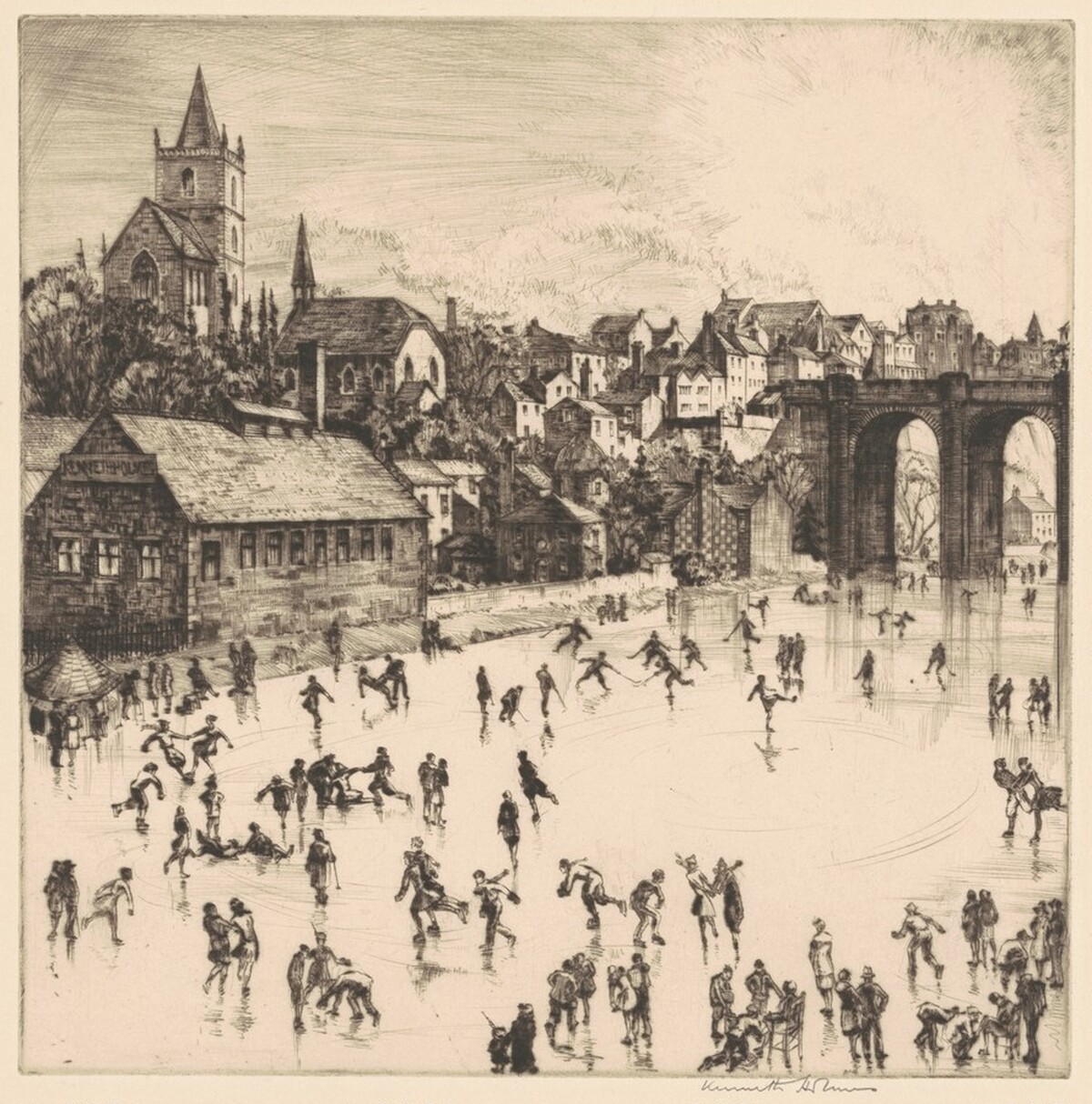 Knaresborough by Kenneth Holmes