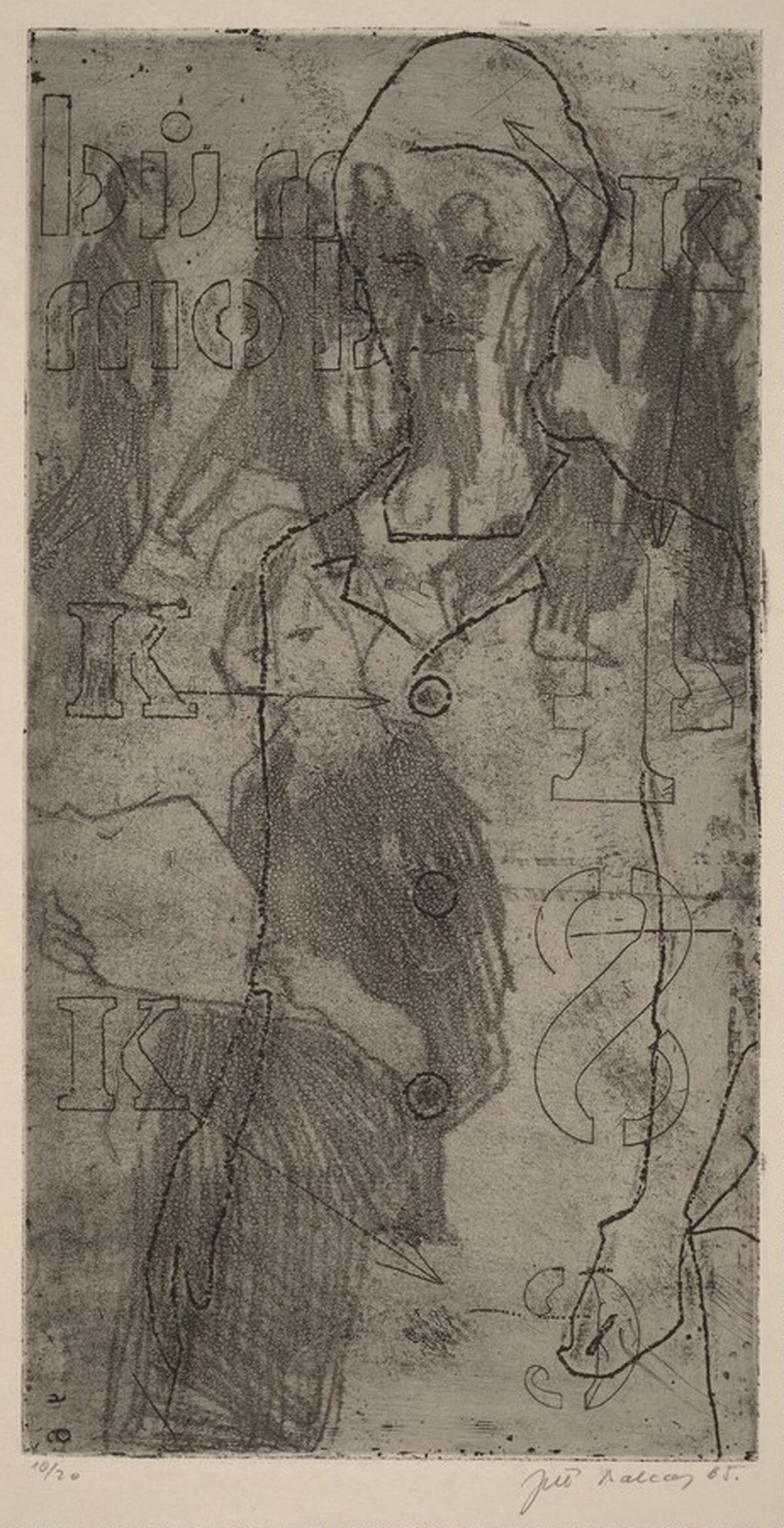 Girl with Magazine by Jirí Balcar