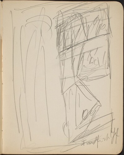 Kompositionsskizze mit Bezeichnung (Sketch with Inscription) [p. 23]