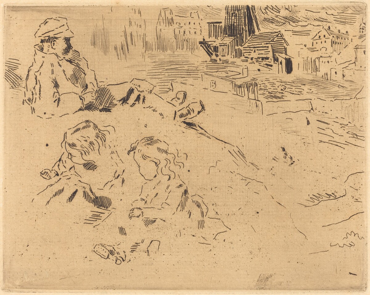 Croquis de'Enfants (Sketches of Children) by Félix-Hilaire Buhot