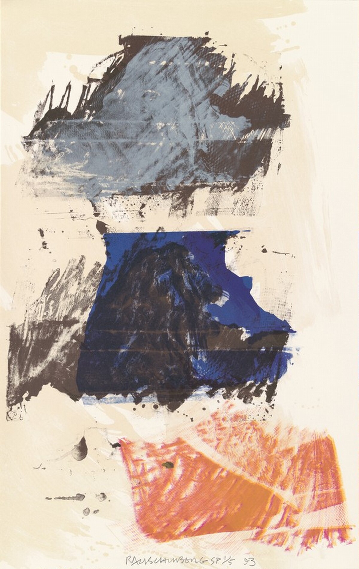 Lion Rhyme by Robert Rauschenberg