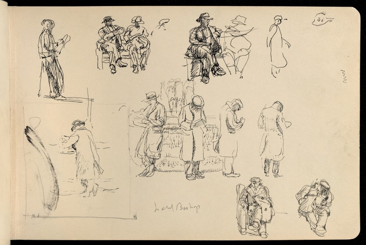 Isabel Bishop Early Sketchbook by Isabel Bishop