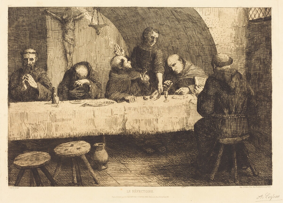 The Refectory (Le refectoire) by Alphonse Legros