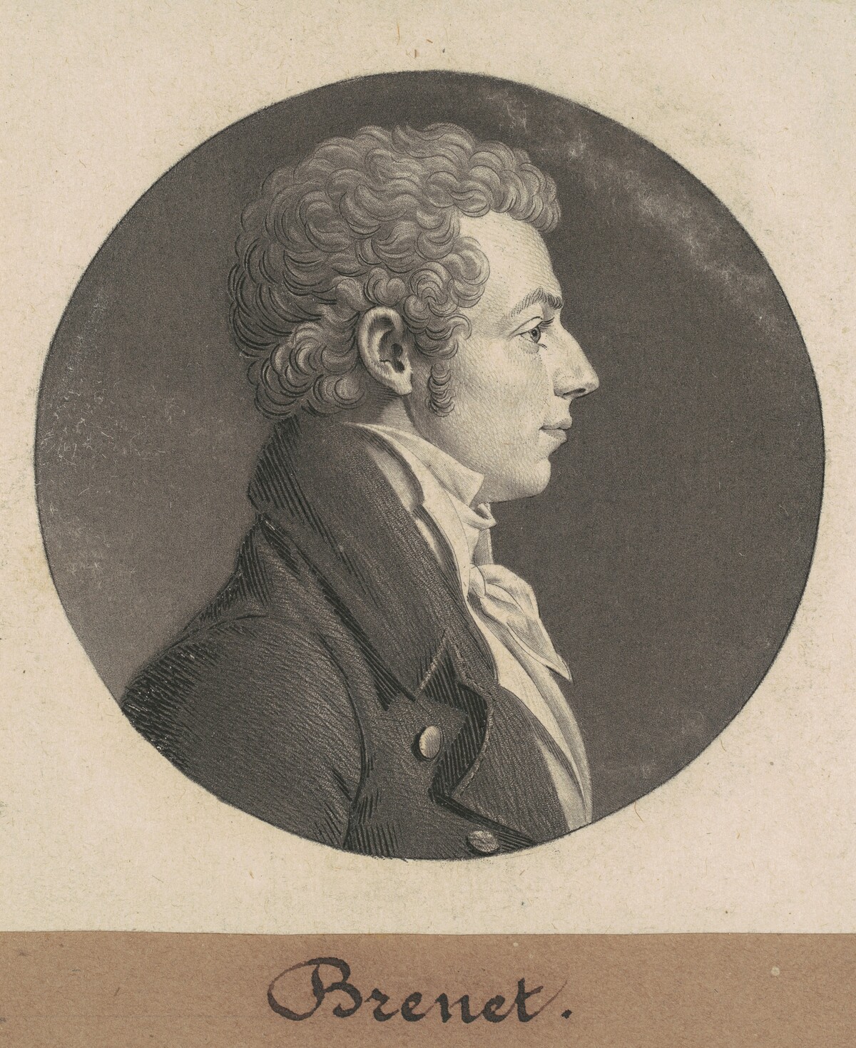 Henry Brunet by Charles B. J. Févret de Saint-Mémin