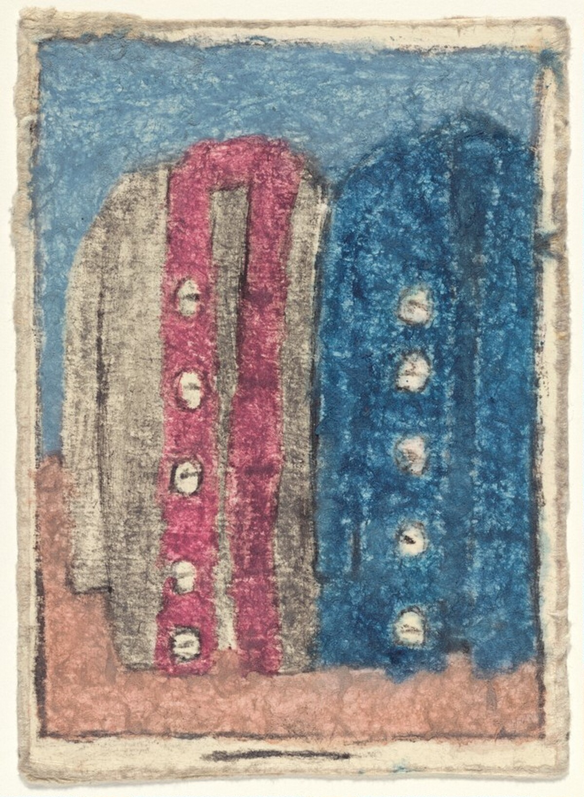 Untitled (Coats) by James Castle