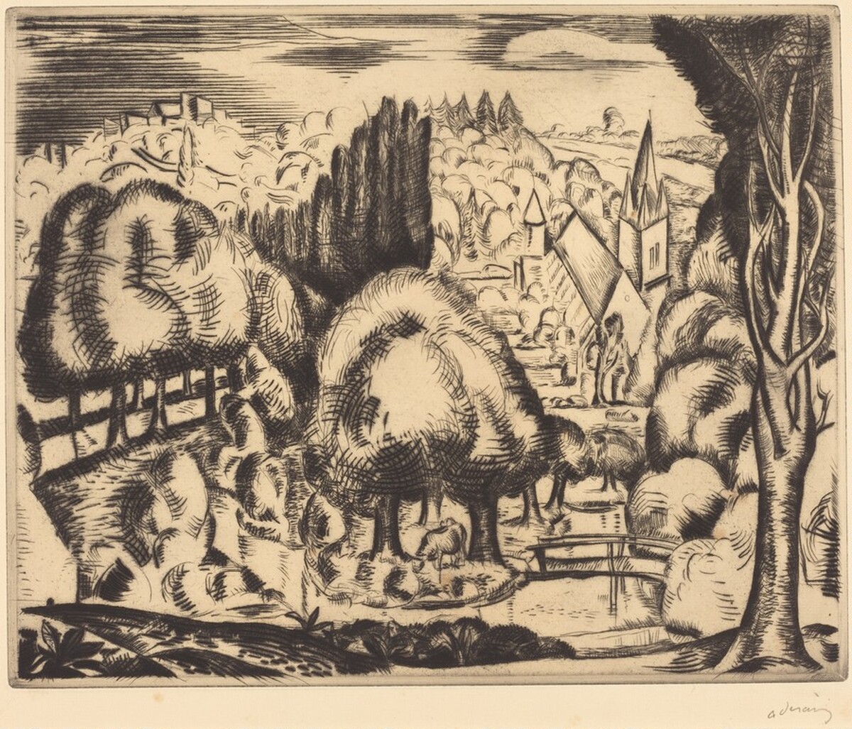 Landscape by André Derain