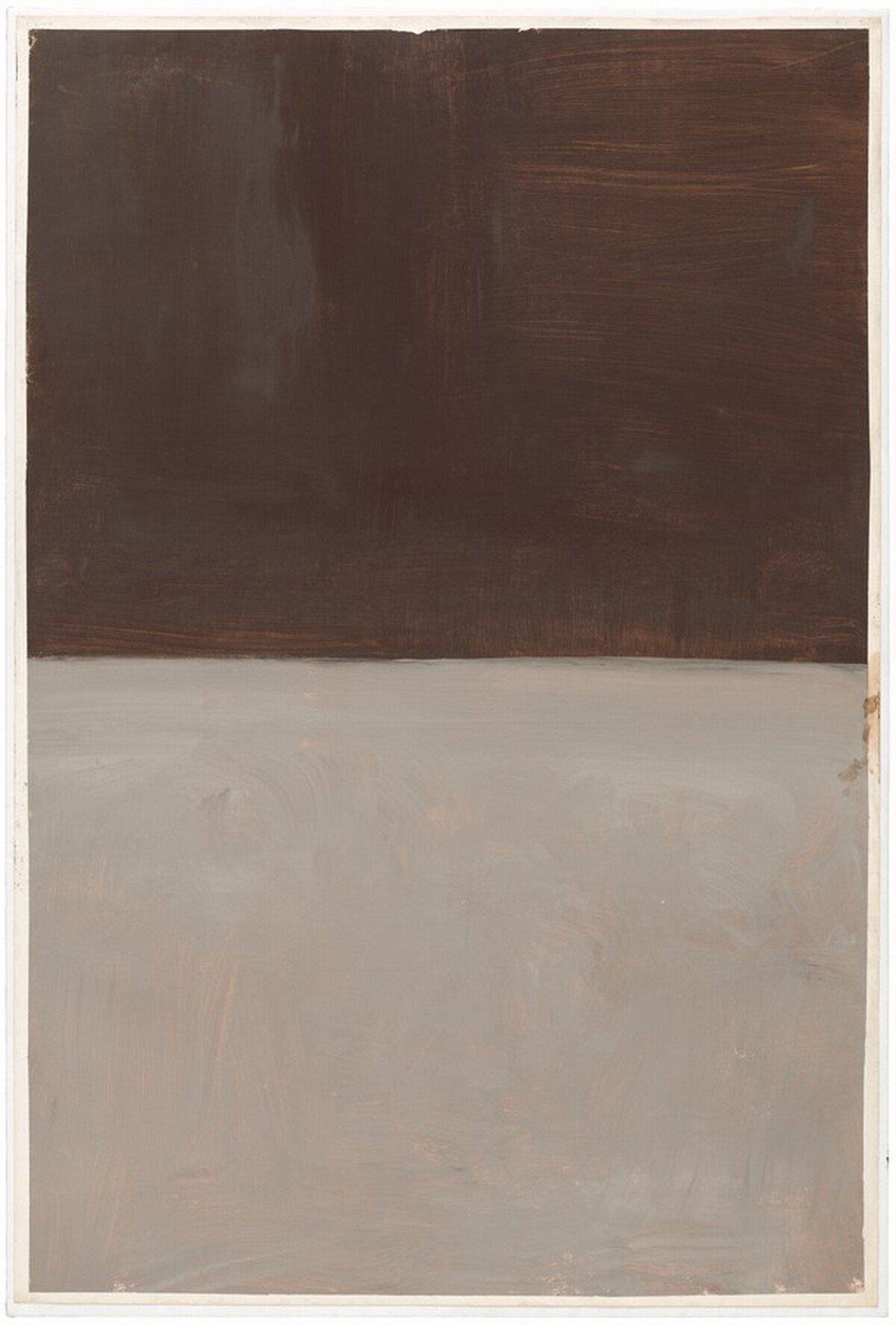 Untitled (brown and gray) by Mark Rothko